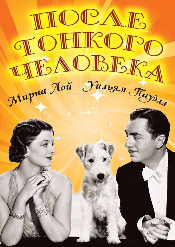 После тонкого человека — постер