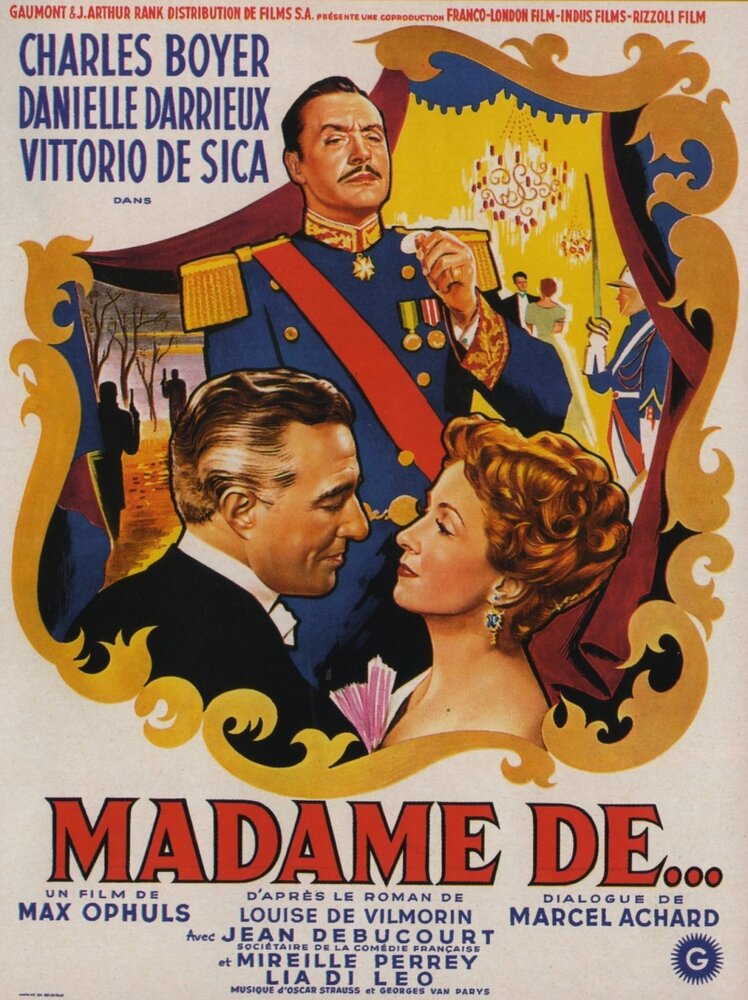Мадам де… — постер