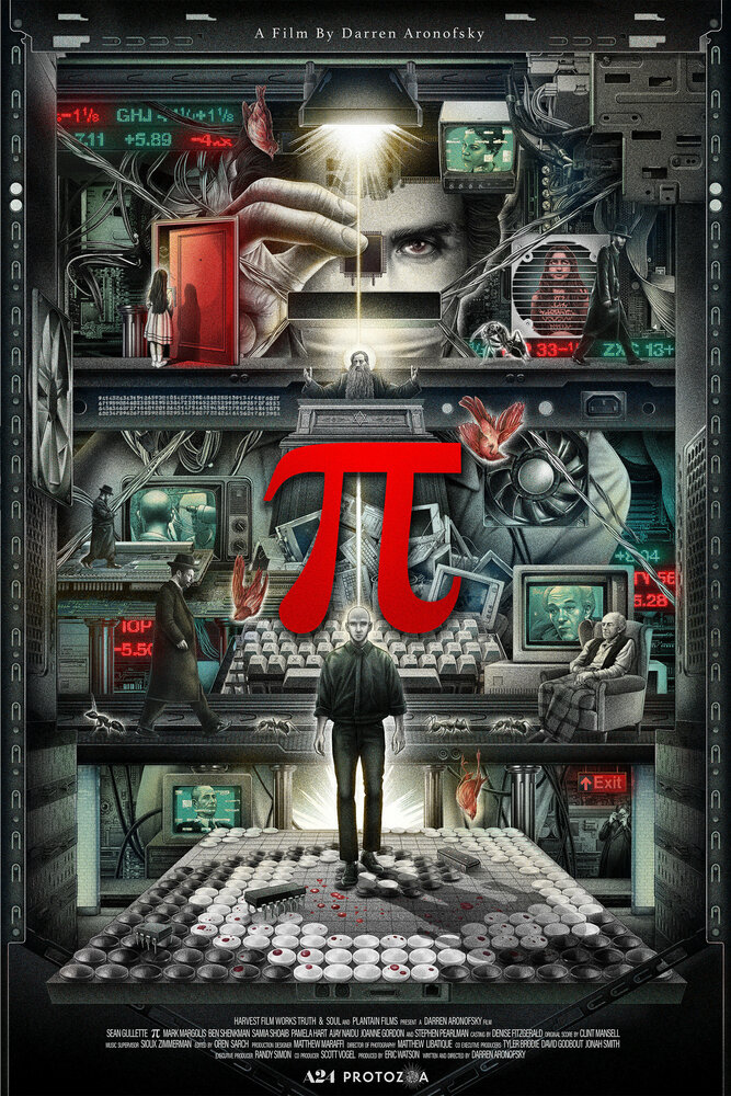 Пи — постер