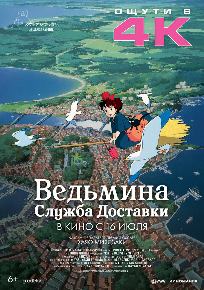 Ведьмина служба доставки — постер