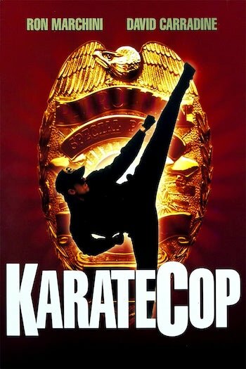 Полицейский-каратист — постер
