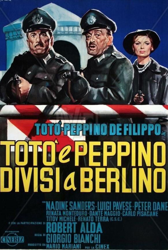 Тото и Пеппино разделены в Берлине — постер