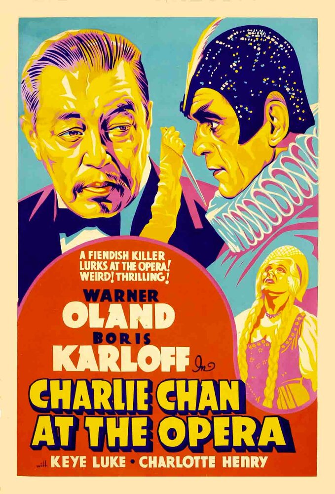 Чарли Чан в опере — постер